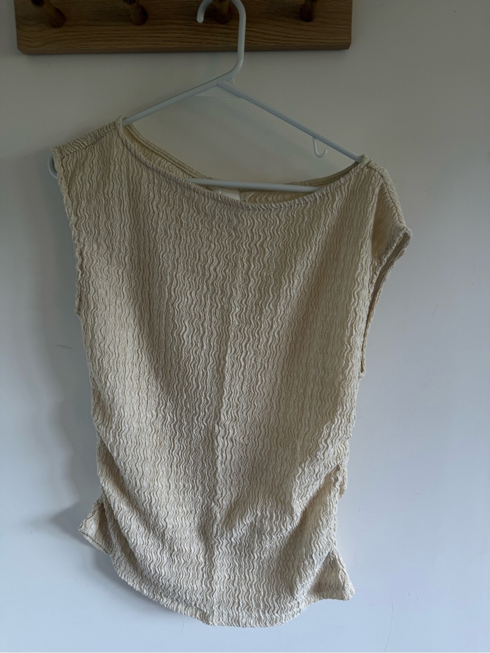 H&M Beige Textured Tank Top